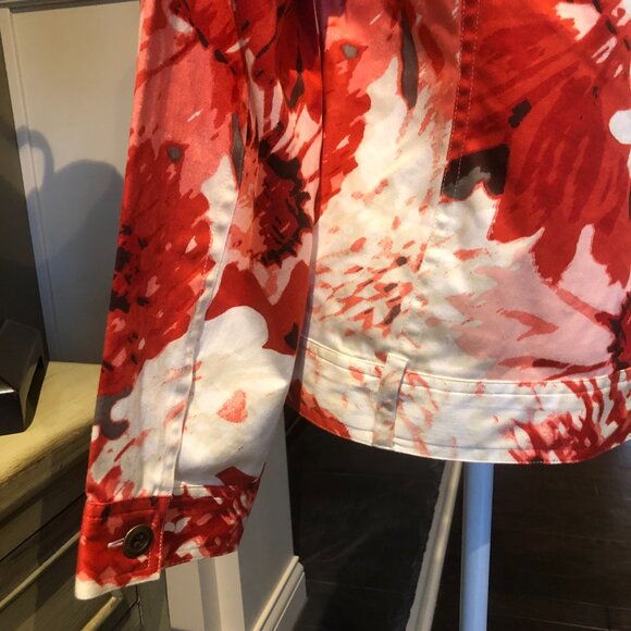 Additions by Chico's size 0 (Equivalent to US Size 4)Long Sleeve Zippered Jacket - Picture 7 of 9